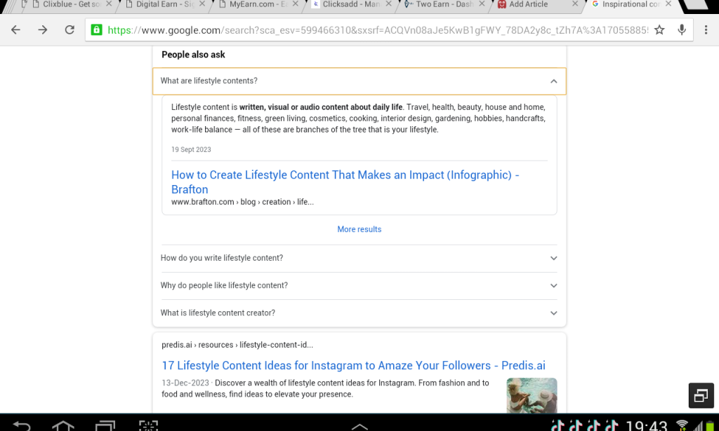 My unique personal experiences, whether it's cooking, traveling, fitness.