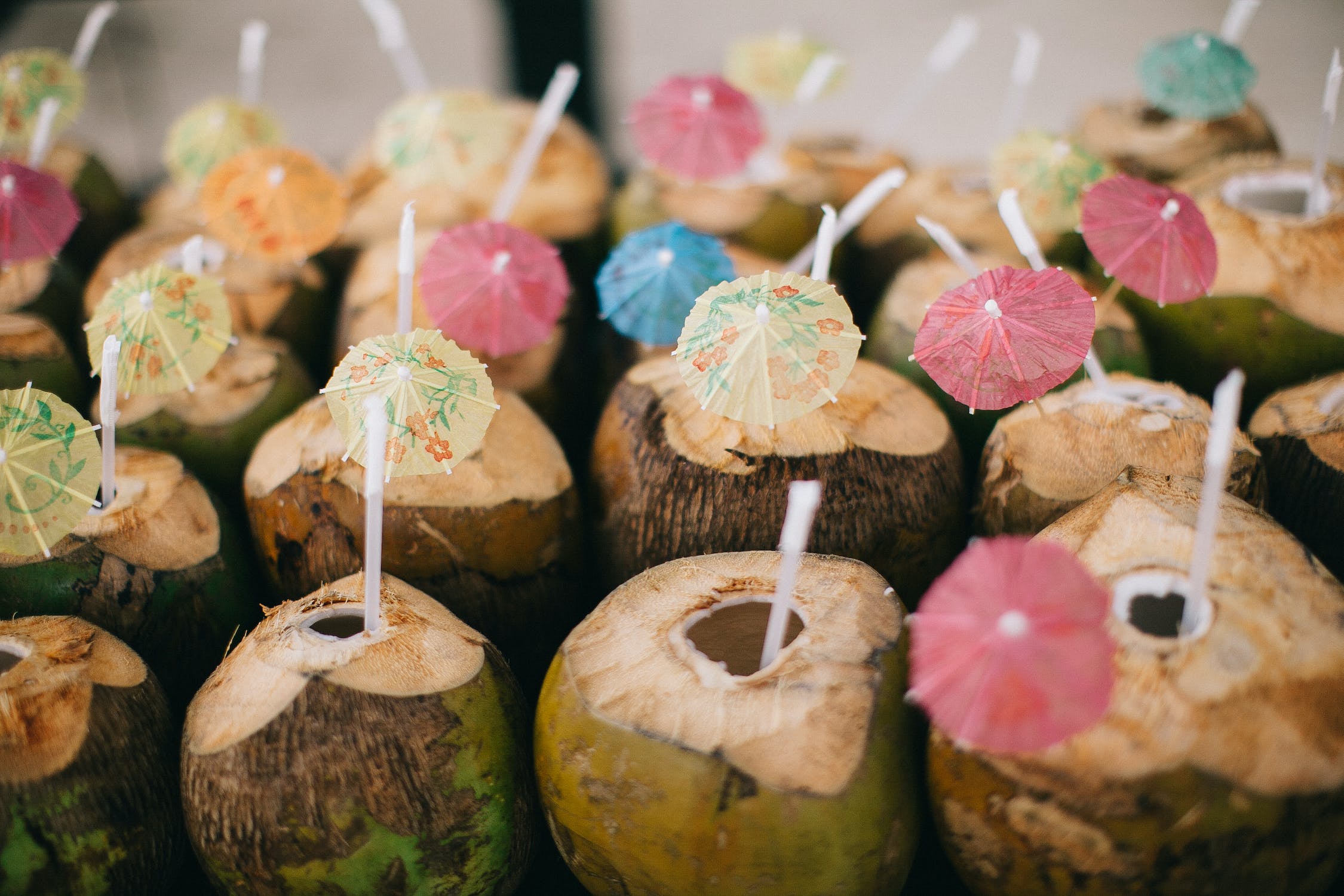 Coconut fresh drink in summer