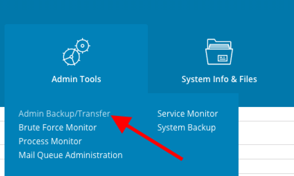 How to Restore a User Backup via Admin Account in DirectAdmin Server