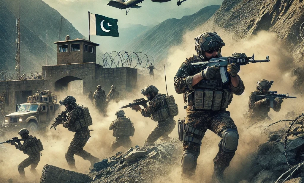 Pakistani forces raid Bagh, eliminate militants near border.