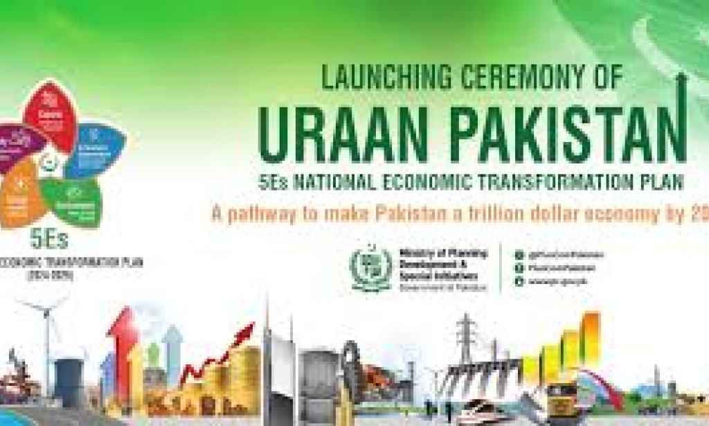 Uraan Pakistan: A Five-Year Economic Transformation Plan The government has introduced "Uraan Pakistan" (Rising Pakistan), a five-year National Economic Transformation Plan designed to achi