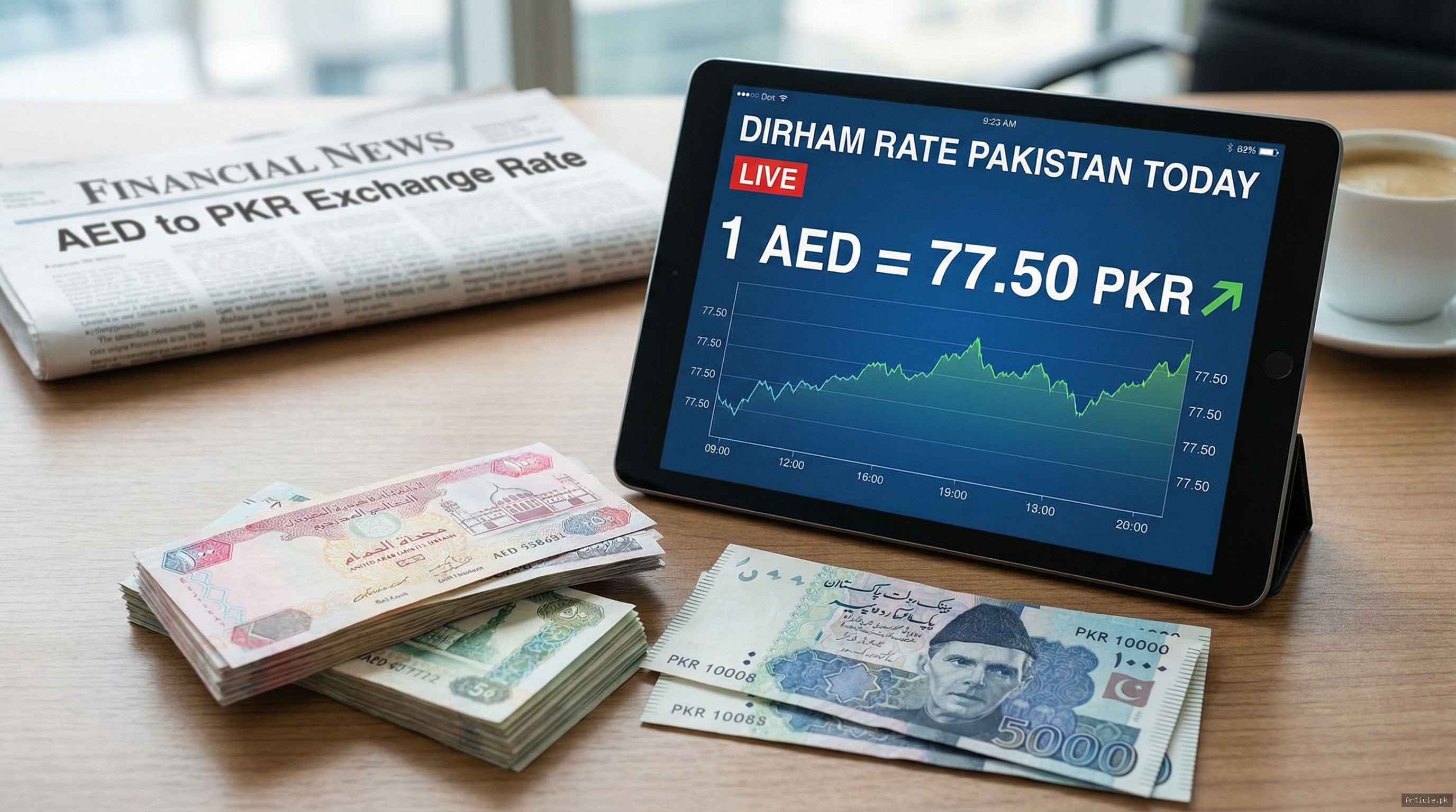 Current AED to PKR Exchange Rate