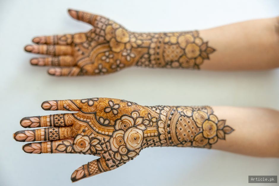 Popular Simple Mehndi Design Styles