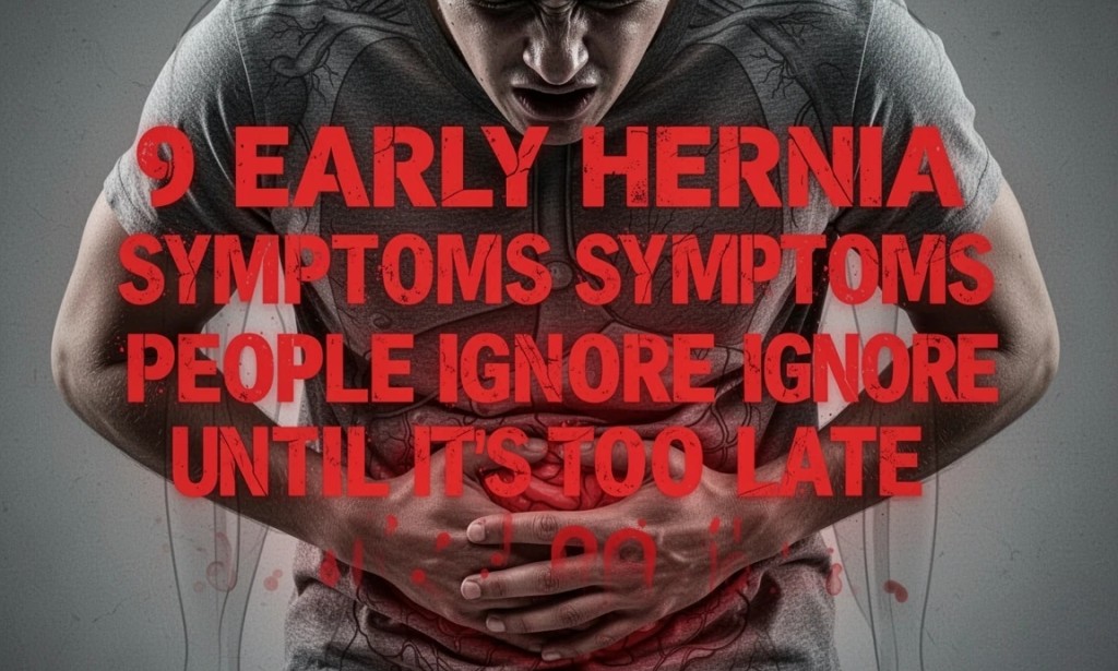 9 Early Hernia Symptoms People Ignore Until It’s Too Late