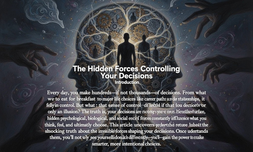 Hidden Forces That Secretly Control Your Decisions