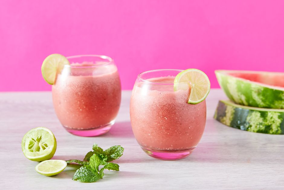 Fresh water melon drink in summer