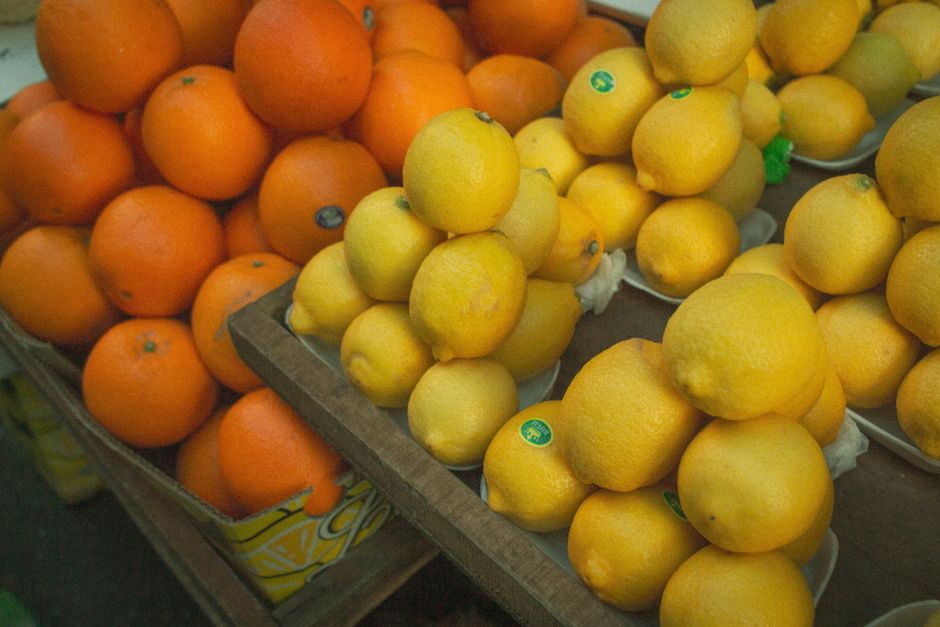 Vitamin C boosting immune system healthy food orange