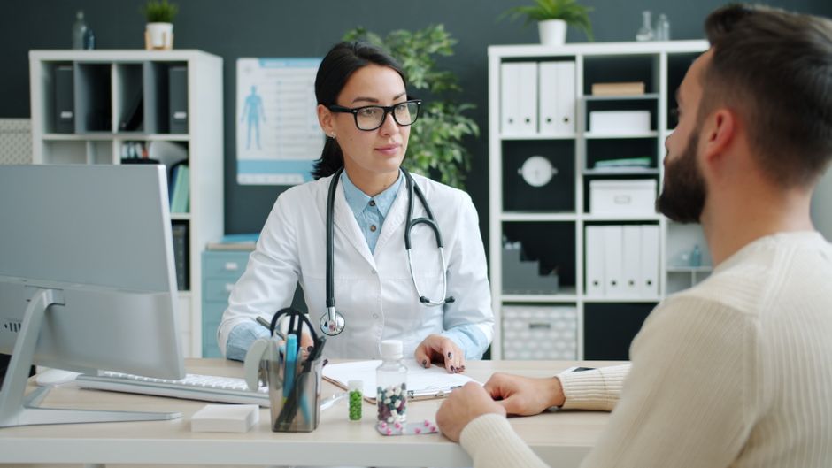 a Doctor with stethoscope